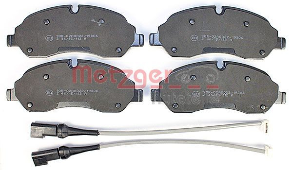 METZGER Bremsbelagsatz, Scheibenbremse